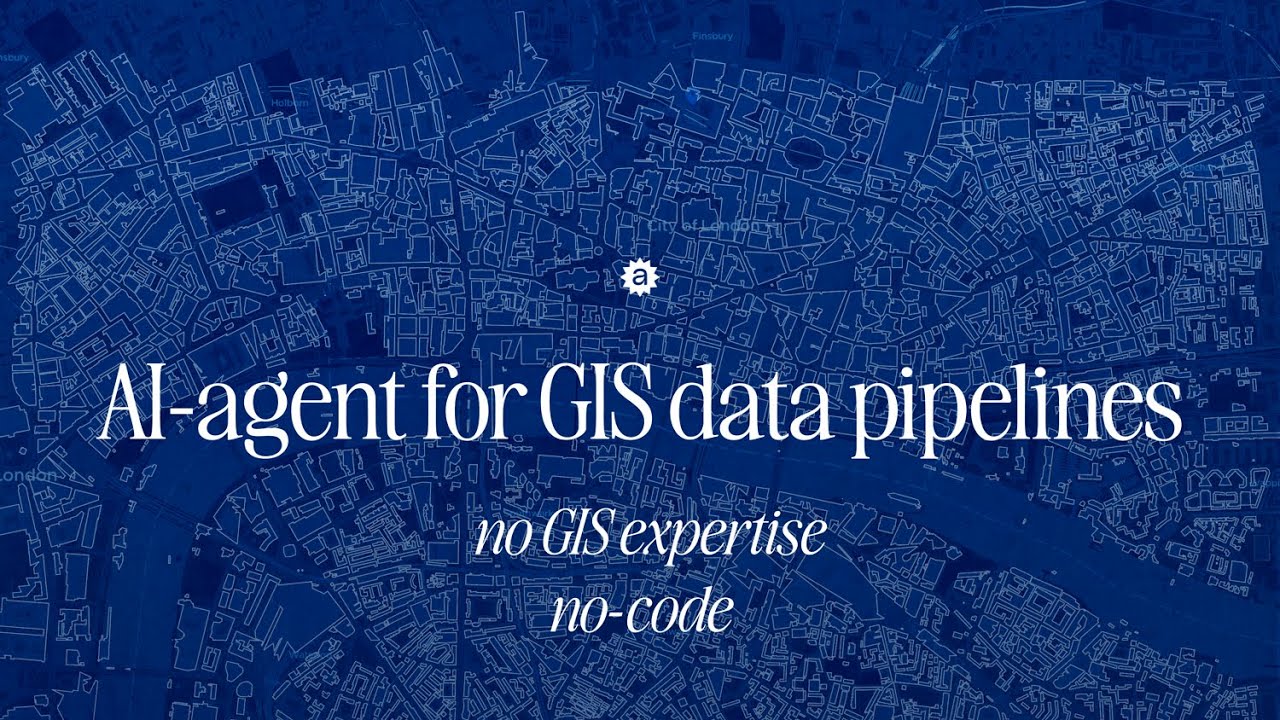 AI agent for GIS data pipelines.