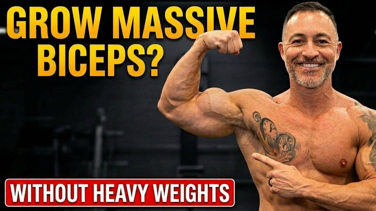 Men Over 50- Do THIS to Grow Your Arms Fast (Without Going Heavy)