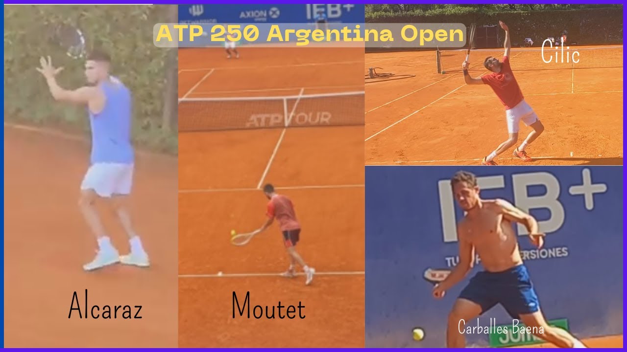 Tenis- Tour del Argentina Open 2024 (Alcaraz, Moutet, Marin Cilic, Baena y más!) - Análisis