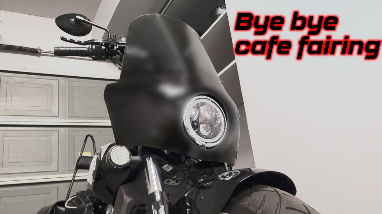 Memphis Shades Road Warrior Install | Goodbye Café Fairing!