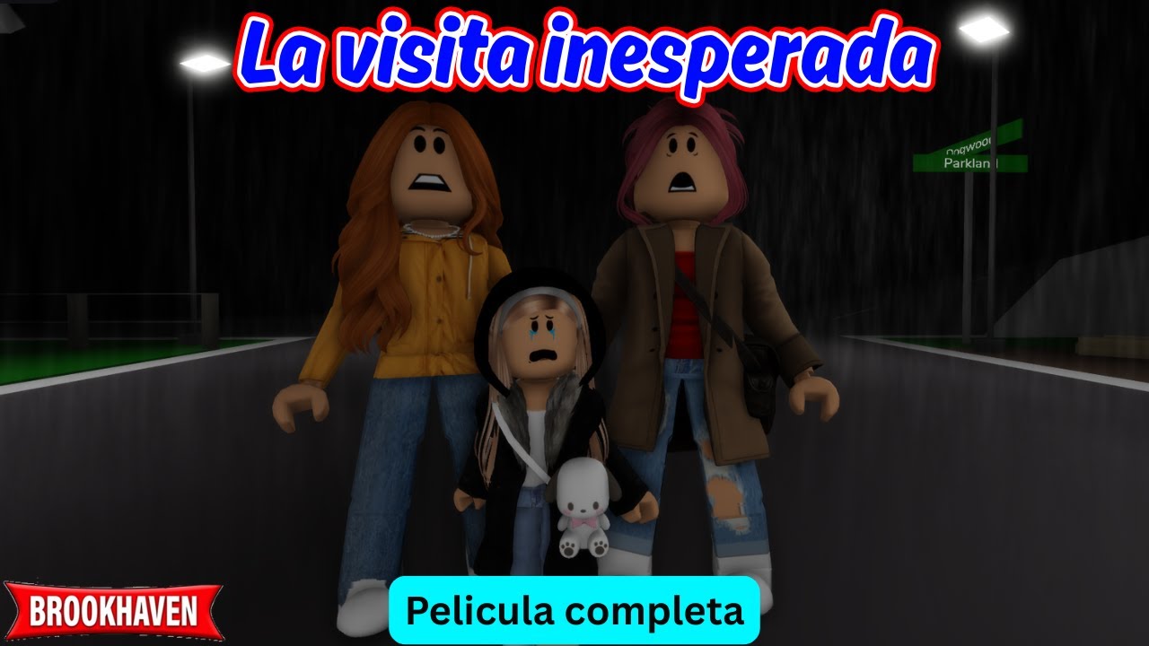 LA VISITA INESPERADA - Pelicula Completa | Mini Pelicula| Brookhaven rp🏡historia de roblox