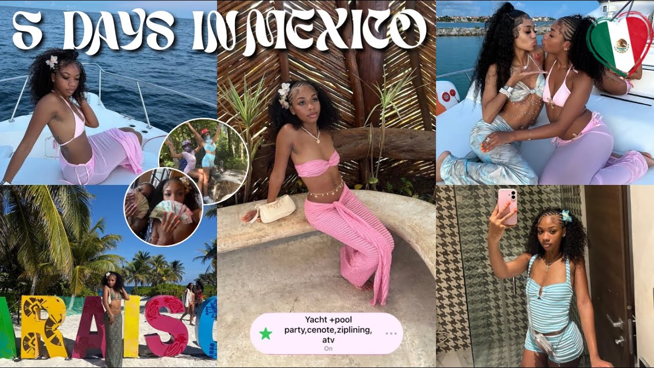 5 дней в МЕКСИКЕ 🇲🇽 |квадроциклы, яхты, зиплайн, вечеринка у бассейна, сенот и многое другое|