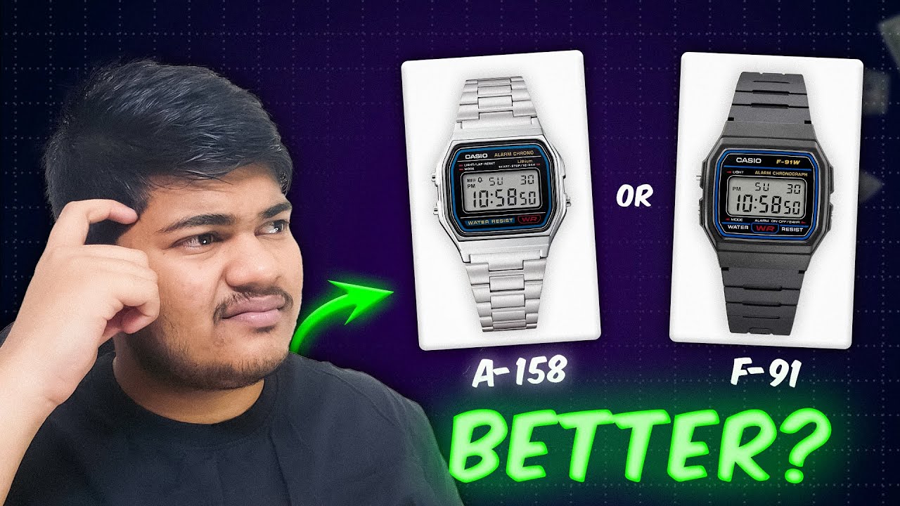 Casio A158W vs F91W – Which One Is ACTUALLY Better? | #casio #casiovintage #casio