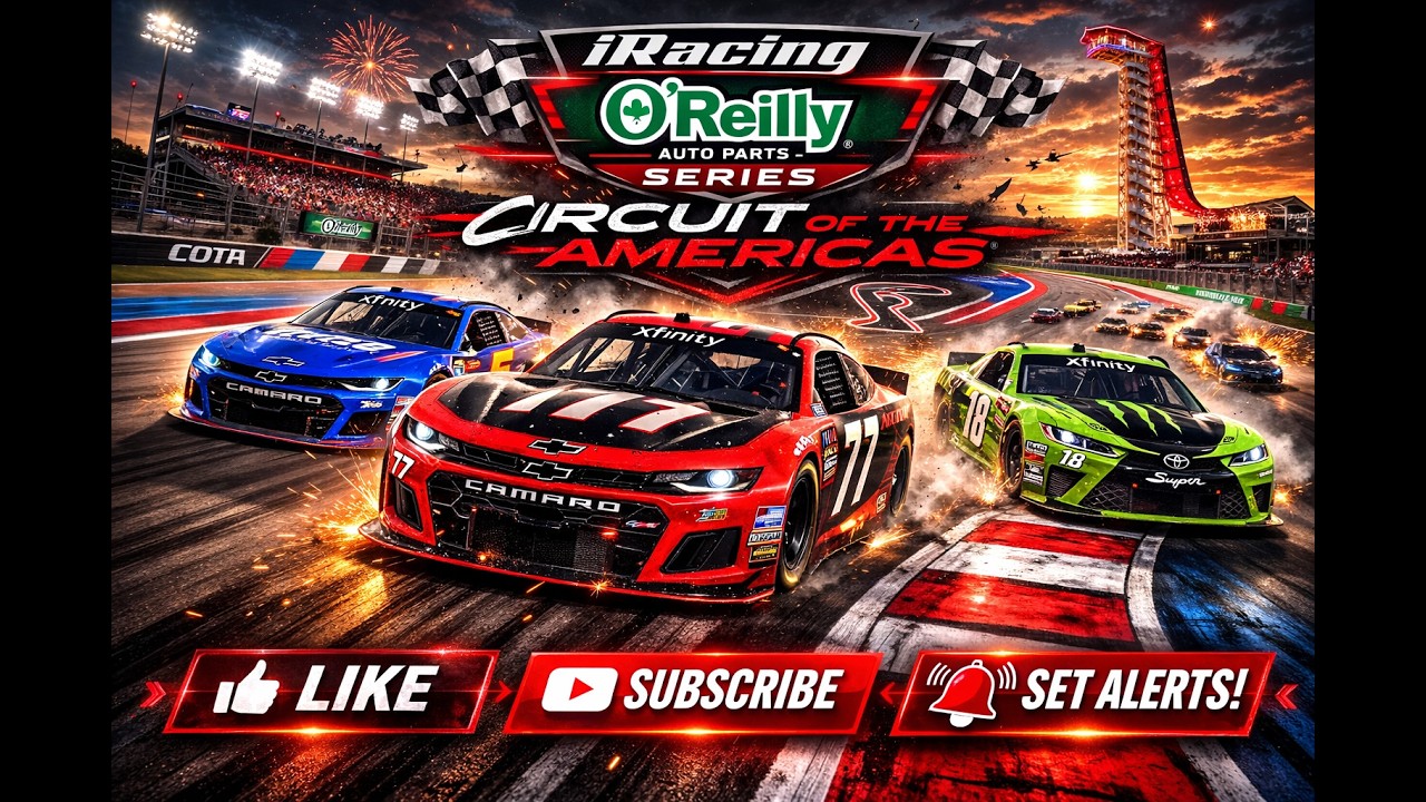 🔴 LIVE NASCAR Sim Racing Action At COTA #iracing