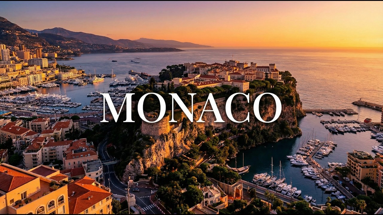 Monaco in 4K - Uncovering Incredible Mediterranean Scenes & Luxury Vistas