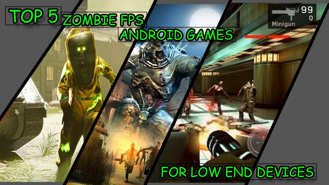 Top 5 Zombie FPS Android Games for low end devices