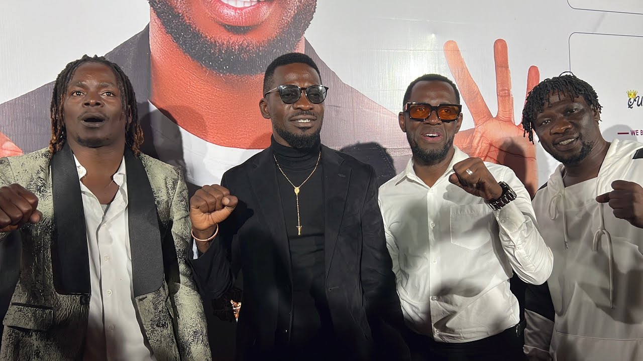 H.E Bobi Wine, King Saha, Nubian Li ne Banjo man bakyekoze ku Show ya Mike Wine ku Serena Hotel