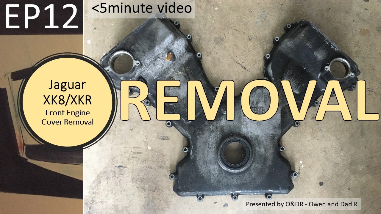 Removing Front Engine Cover EP12 Jaguar XK8 / XKR (X100)