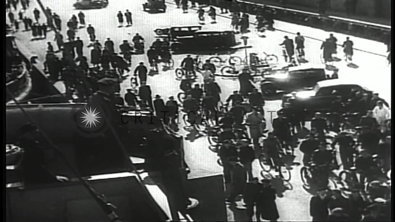 German Invasion and Occupation of Denmark in World War 2 HD Stock Footage