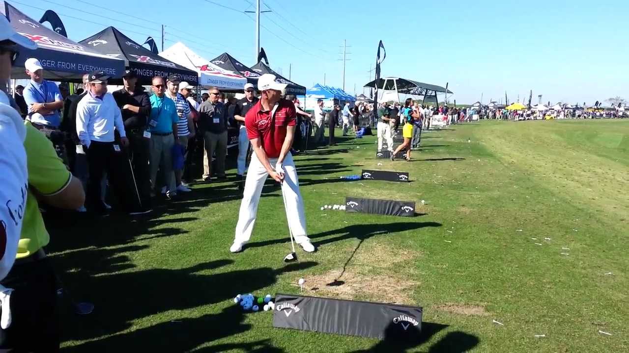 Jamie Sadlowski Swing at PGA Show Demo Day #2