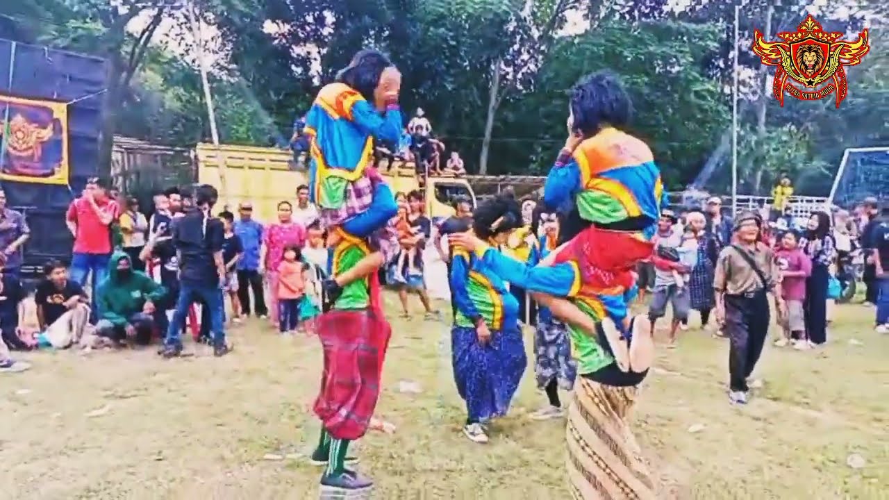 Atraksi lucu kedok menyon & barongsai|putra satria muda |ubrug jatiluhur