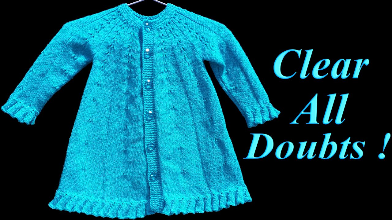 319- A - Line Frock Measurement || कितने फंदे ? कितनी जाली बनाये ? @Knitting Tutor