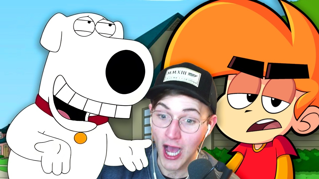 we forced @LSMark to watched bad Family Guy episodes...