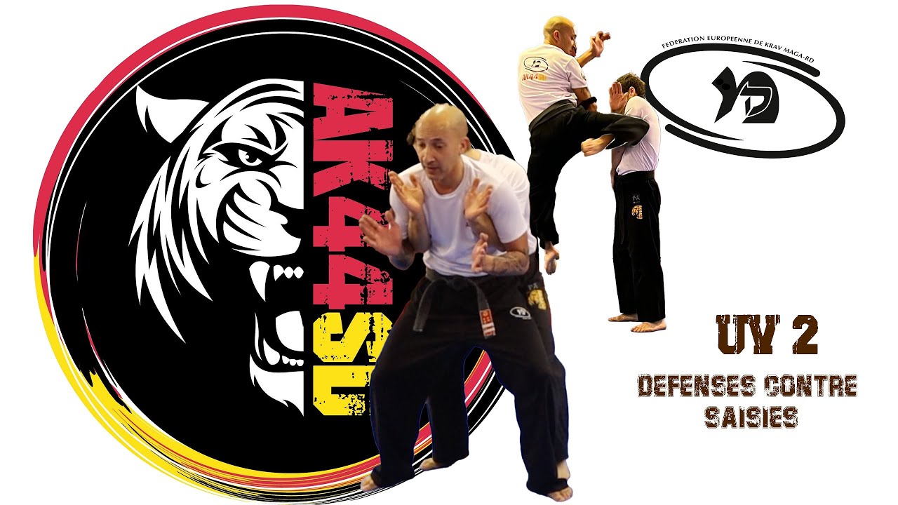 KRAV MAGA  FEKM - Ceinture Marron - UV 2 - DEFENSES CONTRE SAISIES