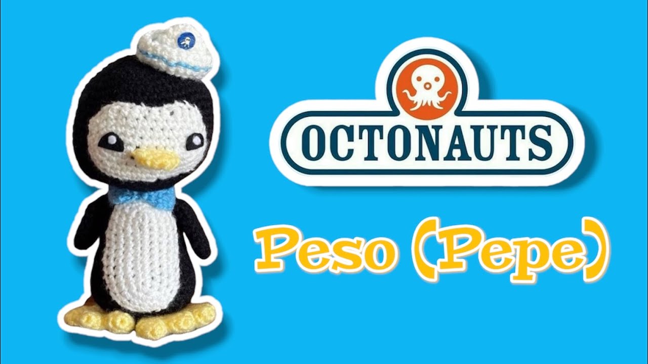 Cómo tejer a PESO / PEPE de los Octonautas Amigurumi paso a paso tutorial crochet