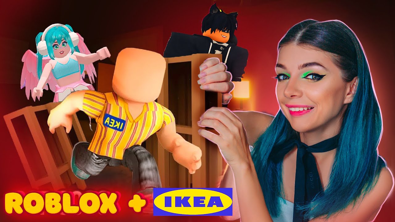 СТРОИМ ДОМ с ТУАЛЕТАМИ и ВЫЖИВАЕМ с @denisflin8339 в ИКЕА РОБЛОКС SCP 3008 IKEA ➲ ROBLOX
