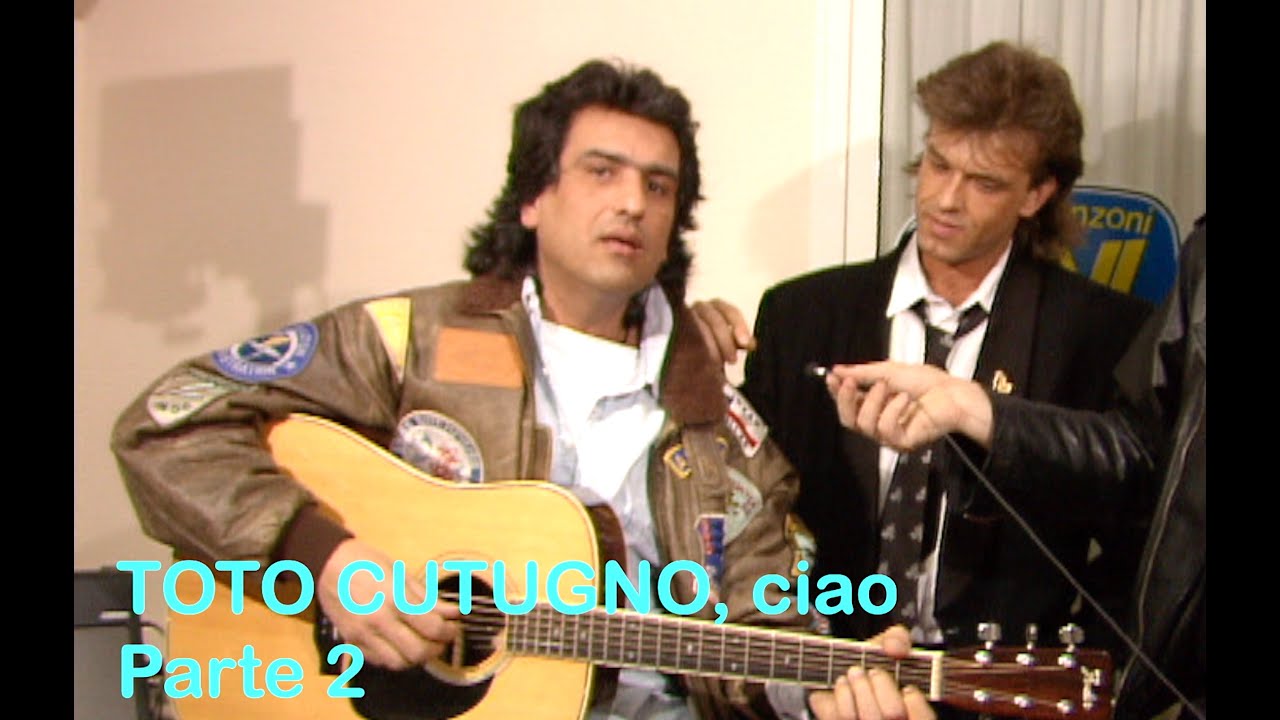 TOTO CUTUGNO, ciao - parte 2 - “Le mamme” 2a a Sanremo e splendido monologo di Toto