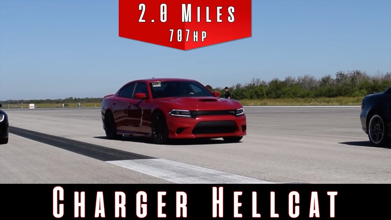 2016 Dodge Charger SRT Hellcat (Top Speed Test)