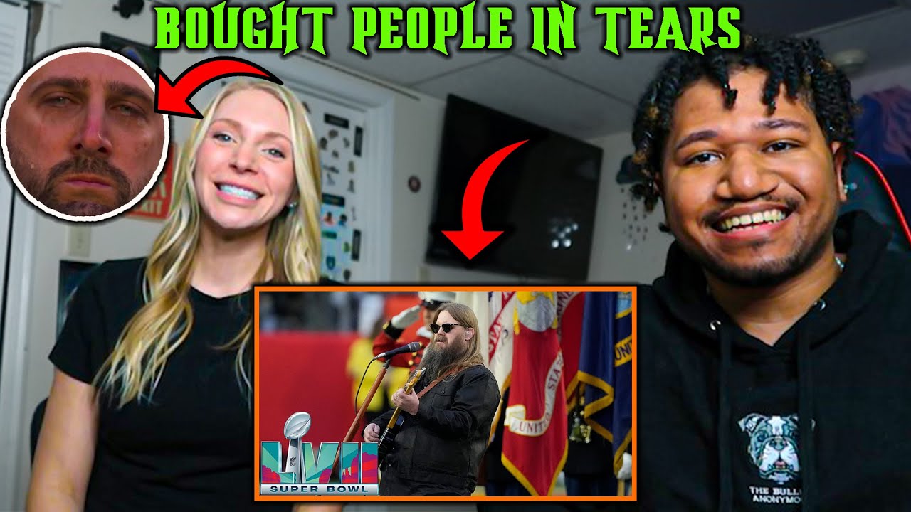 Chris Stapleton Sings the National Anthem at Super Bowl LVII! (REACTION)
