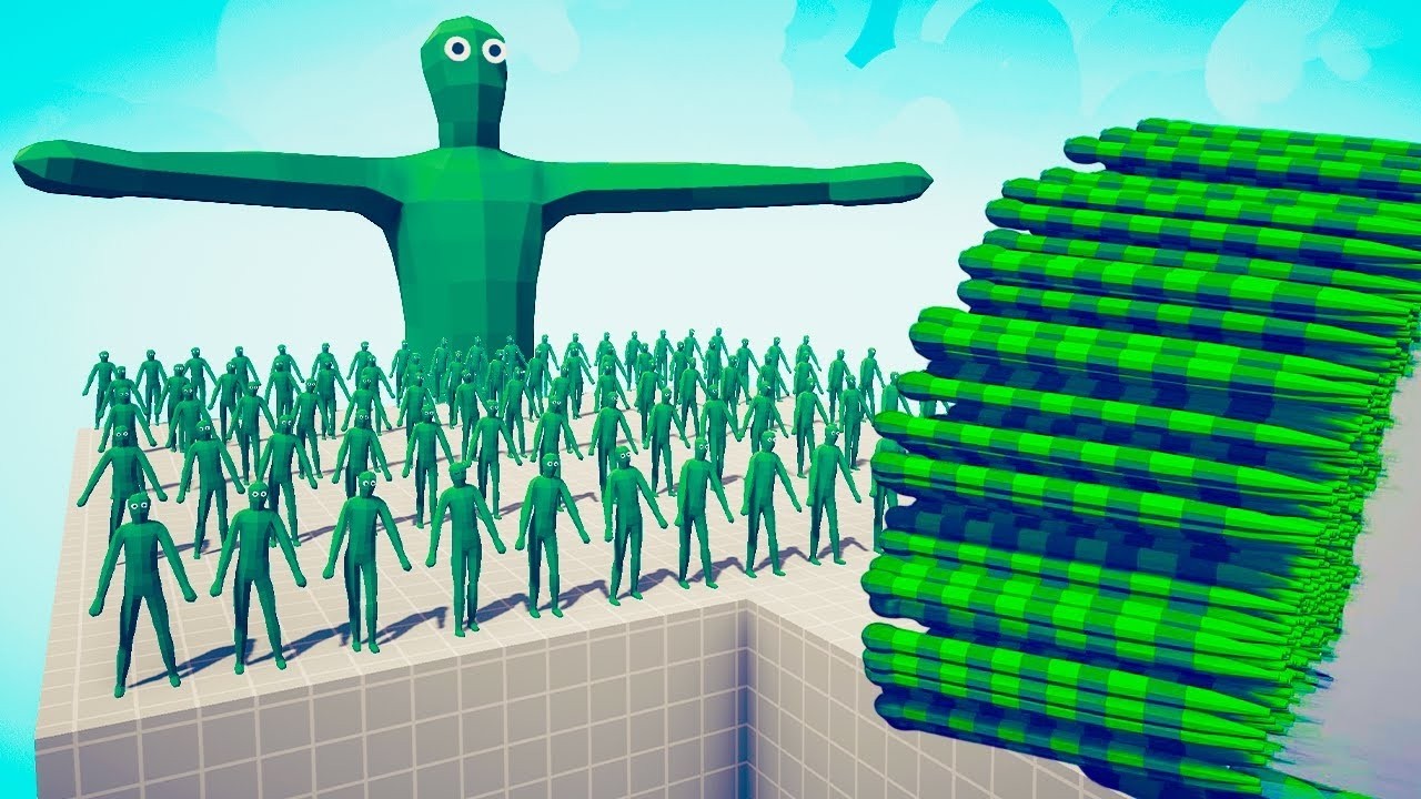 100x ZOMBIE + 1x GIANT vs EVERY GOD - Totally Accurate Battle Simulator TABS