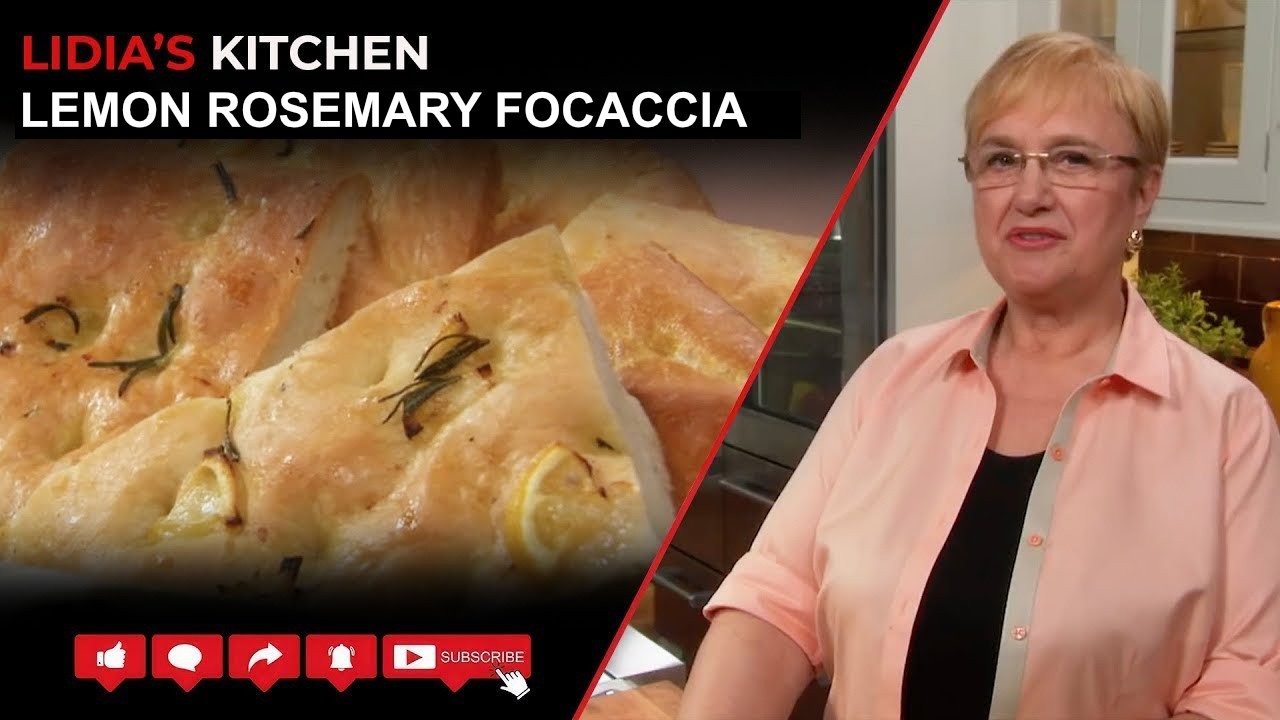 Lemon and Rosemary Focaccia