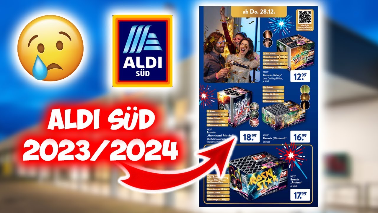 Discounter Preiskampf😱 | Aldi Süd Silvester Feuerwerk Prospekt 2023/24🎆