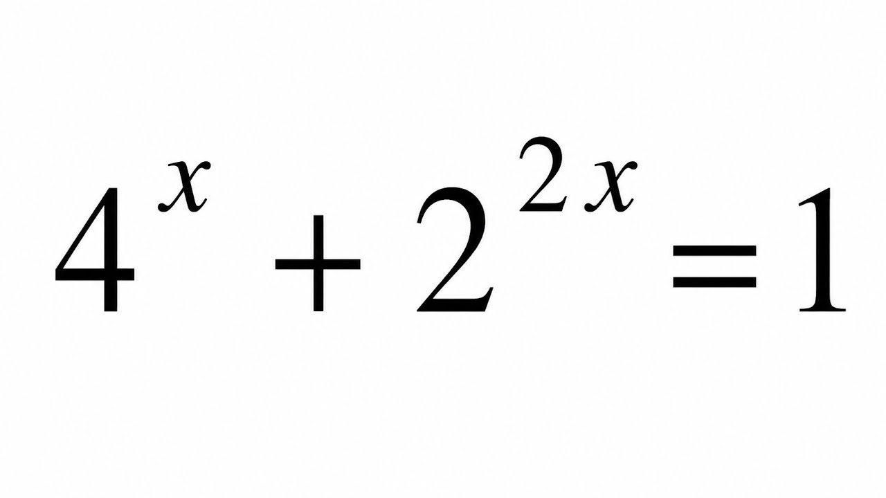 Can You Solve This Exponential Equation | A Simple but Tricky Question