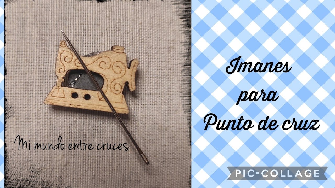 🪡Imanes para punto de cruz🪡🧵✨#flosstube4 #puntodecruz #iman