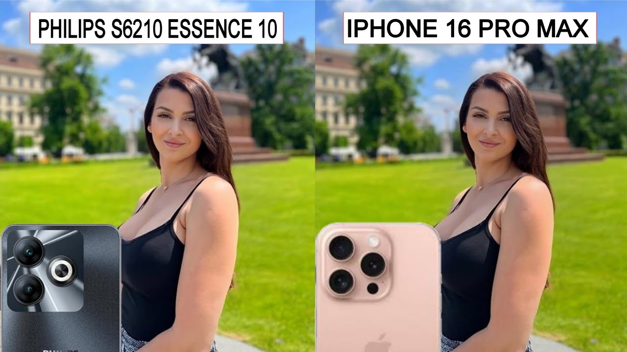 Philips S6210 Essence VS Iphone 16 pro Max Camera test Comparison