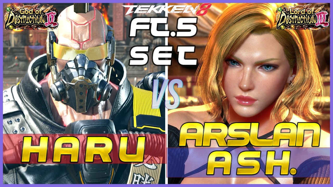 T8 FT 5 SET! ▰ ARSLAN ASH (Nina) Vs HARU (Jack-8) ▰ Tekken 8 High Level Gameplay
