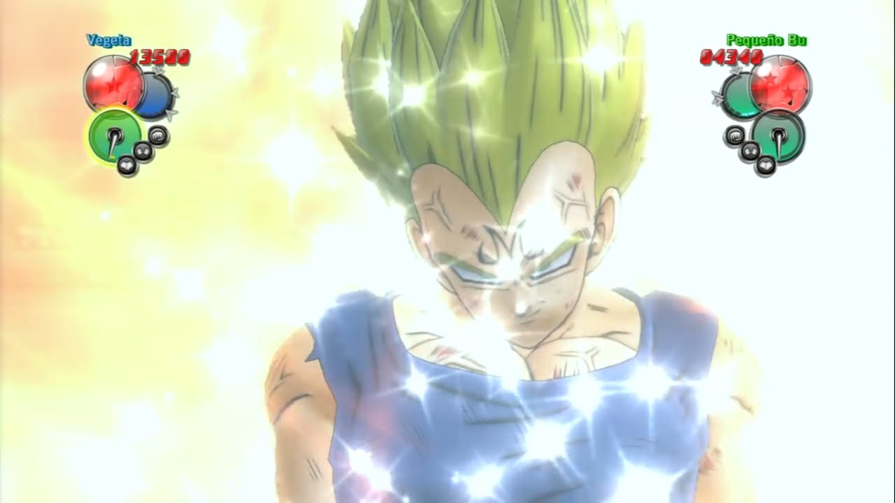 DBZ Ultimate Tenkaichi - Majin Vegeta vs Kid Buu