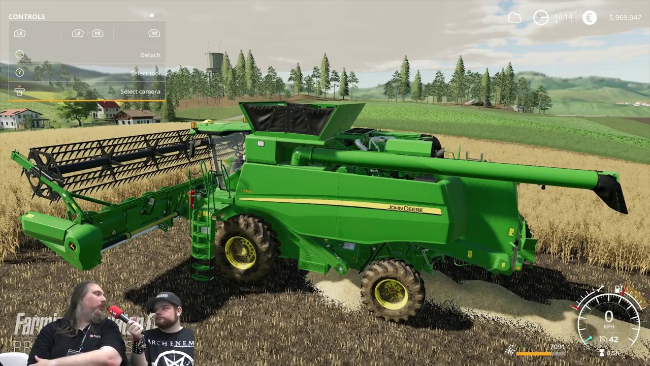 Farming Simulator 19 HD GAMEPLAY 1080/60FPS PREVIEW VERSION FROM GAMESCON