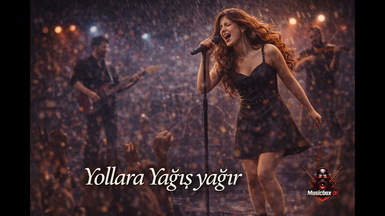 Yollara Yağış Yağır | Dəli-Dolu Canlı İfa | Möhtəşəm Konsert Aura (AI)