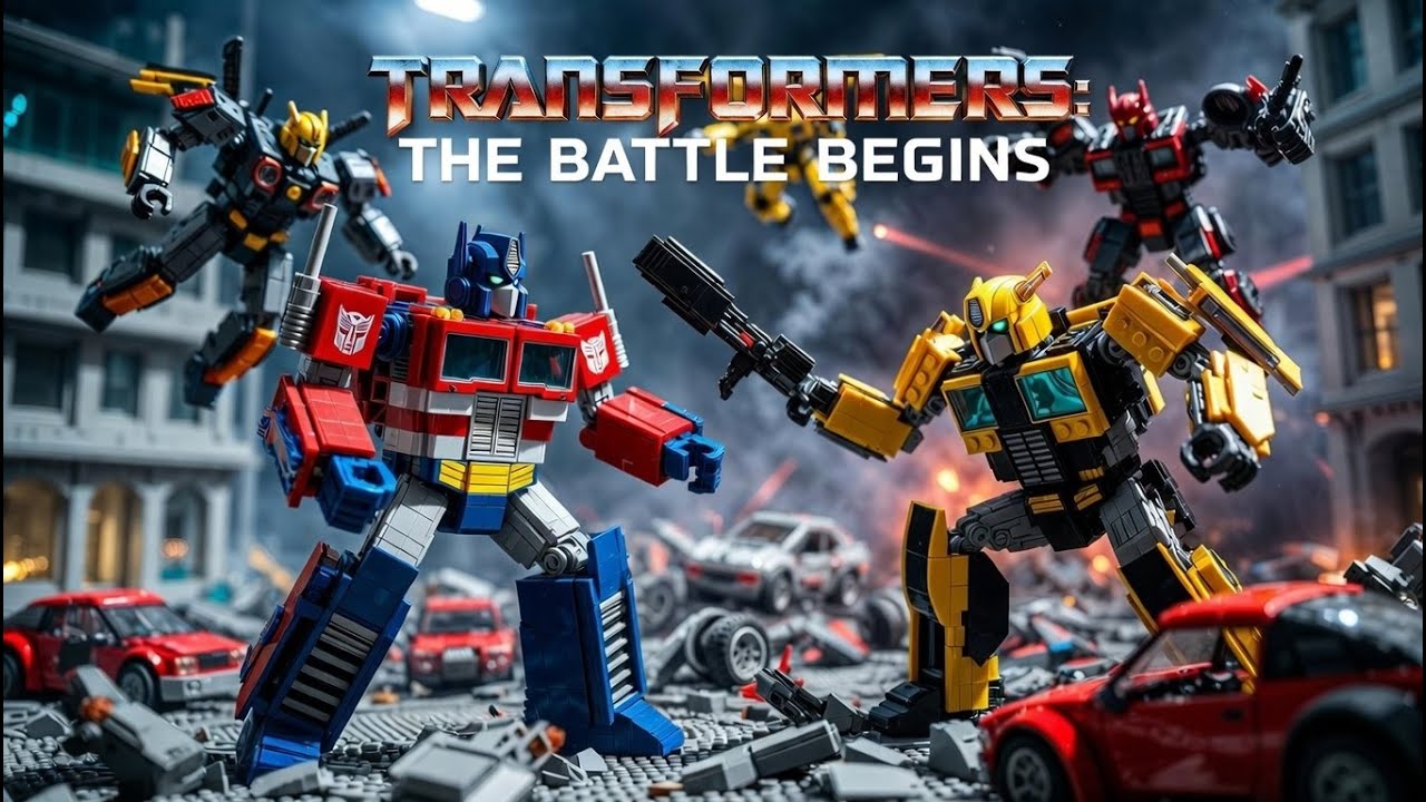LEGO Transformers Dark of the Moon - EPIC Chicago Battle in Bricks! (Insane LEGO Animation)