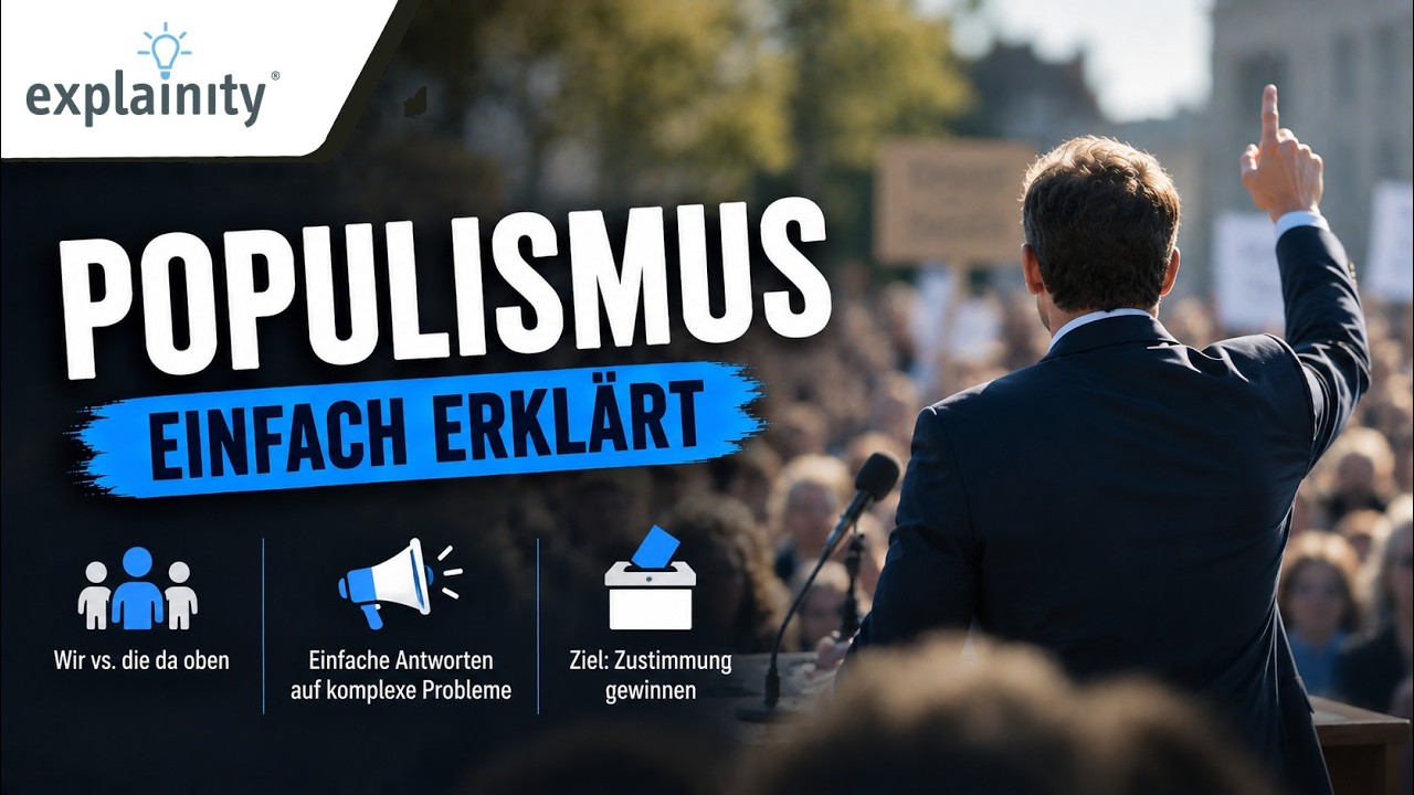Populismus einfach erklärt (explainity® Erklärvideo)