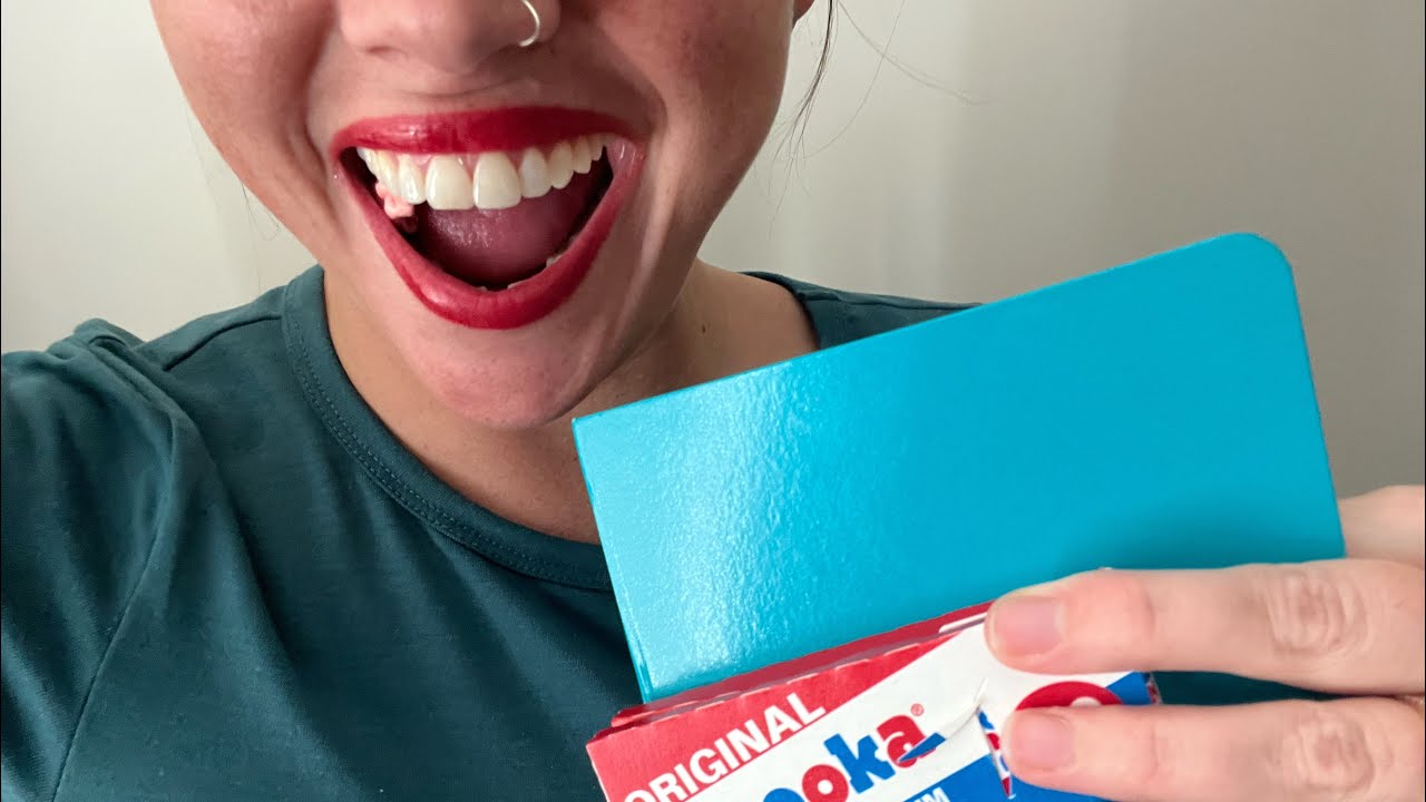 ASMR - My Grocery List! Gum Chewing Whisper