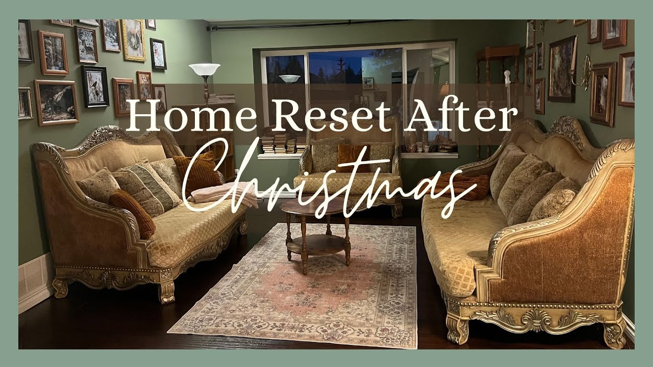 Home Reset After Christmas || Christmas Take Down || Refresh Your Home For 2024