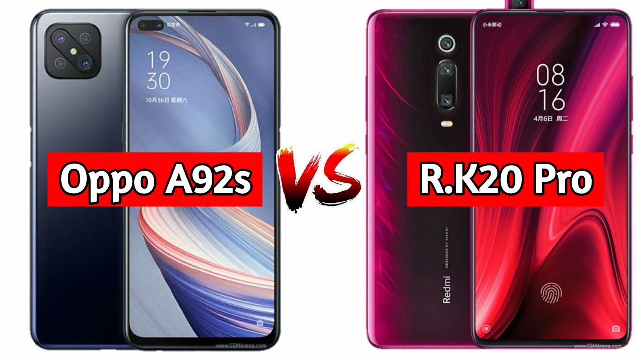 Oppo A92s VS Redmi K20 Pro