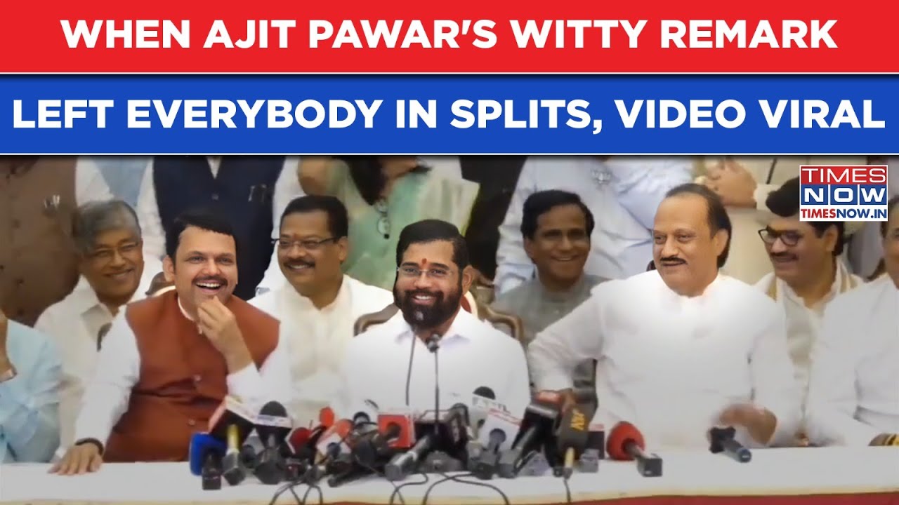 Ajit Pawar's Witty Video Goes Viral: Moment When NCP Leader's Remark Left Fadnavis, Shinde In Splits