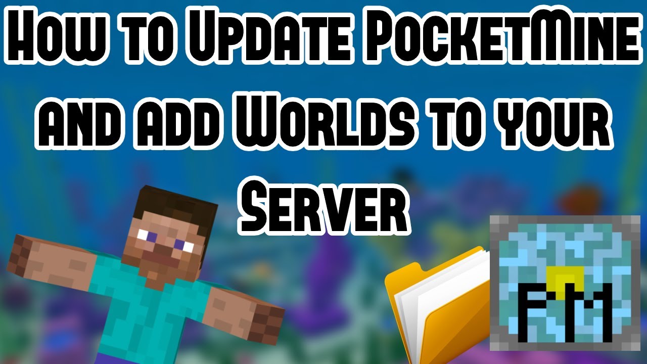 How to Update PocketMine MP and Add Worlds!!