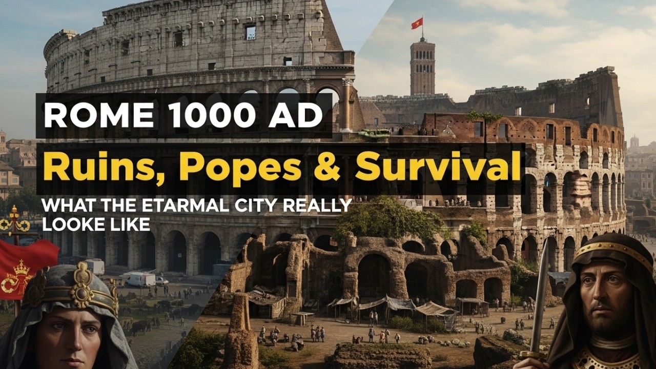 Inside Medieval Rome 1000 AD: From Imperial Ruins to Papal Survival