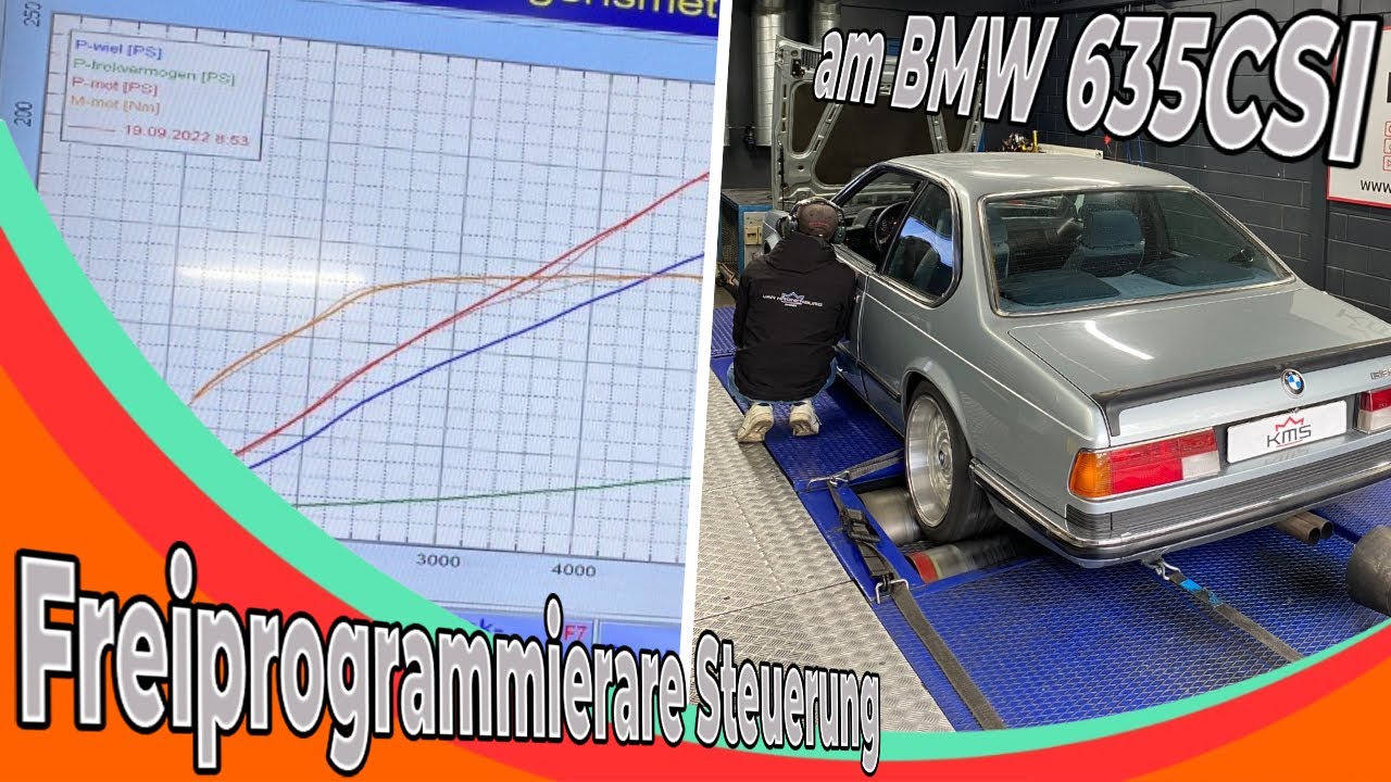 PM Tec freiprogrammierbare Steuerung von KMS im BMW 635 CSI E24