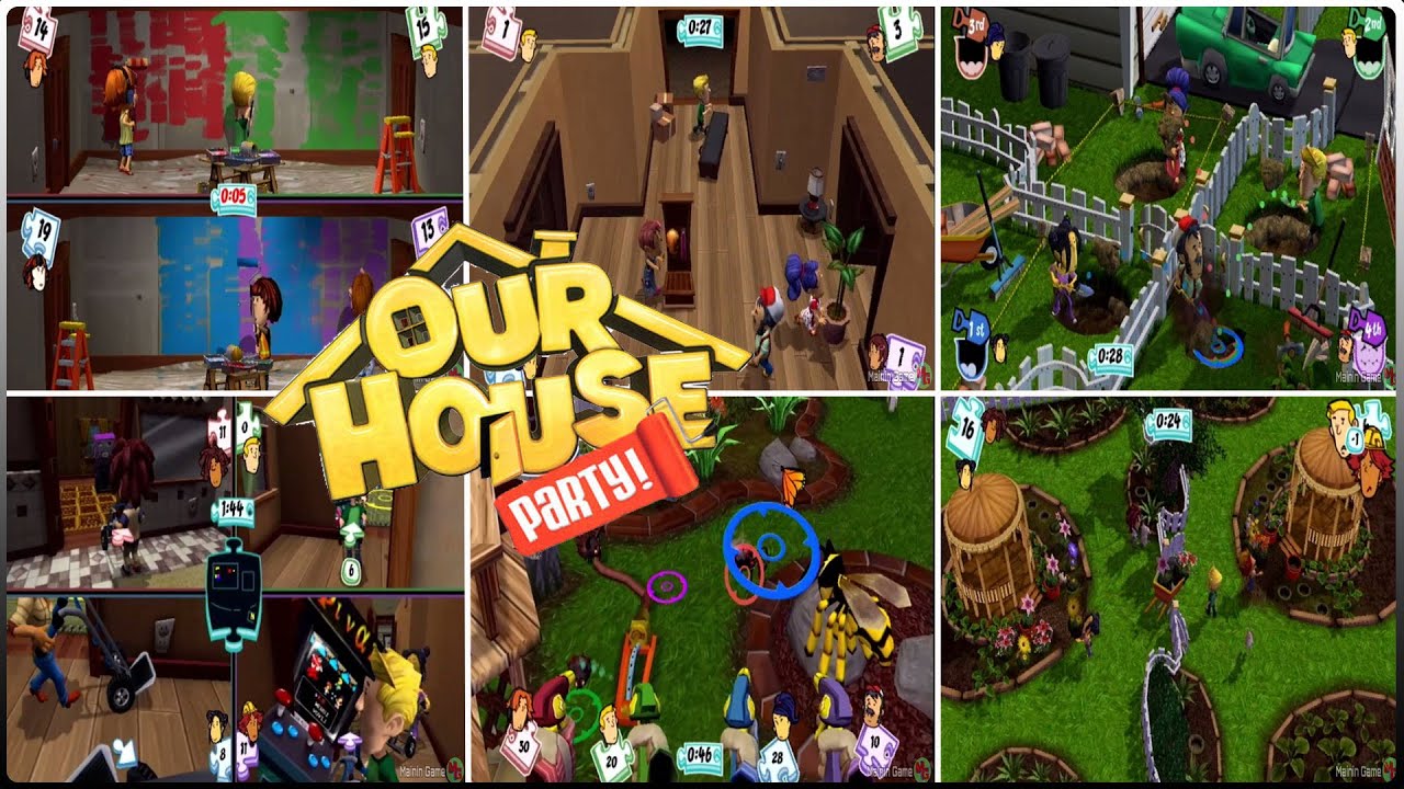 Our House Party - nintendo wii minigames