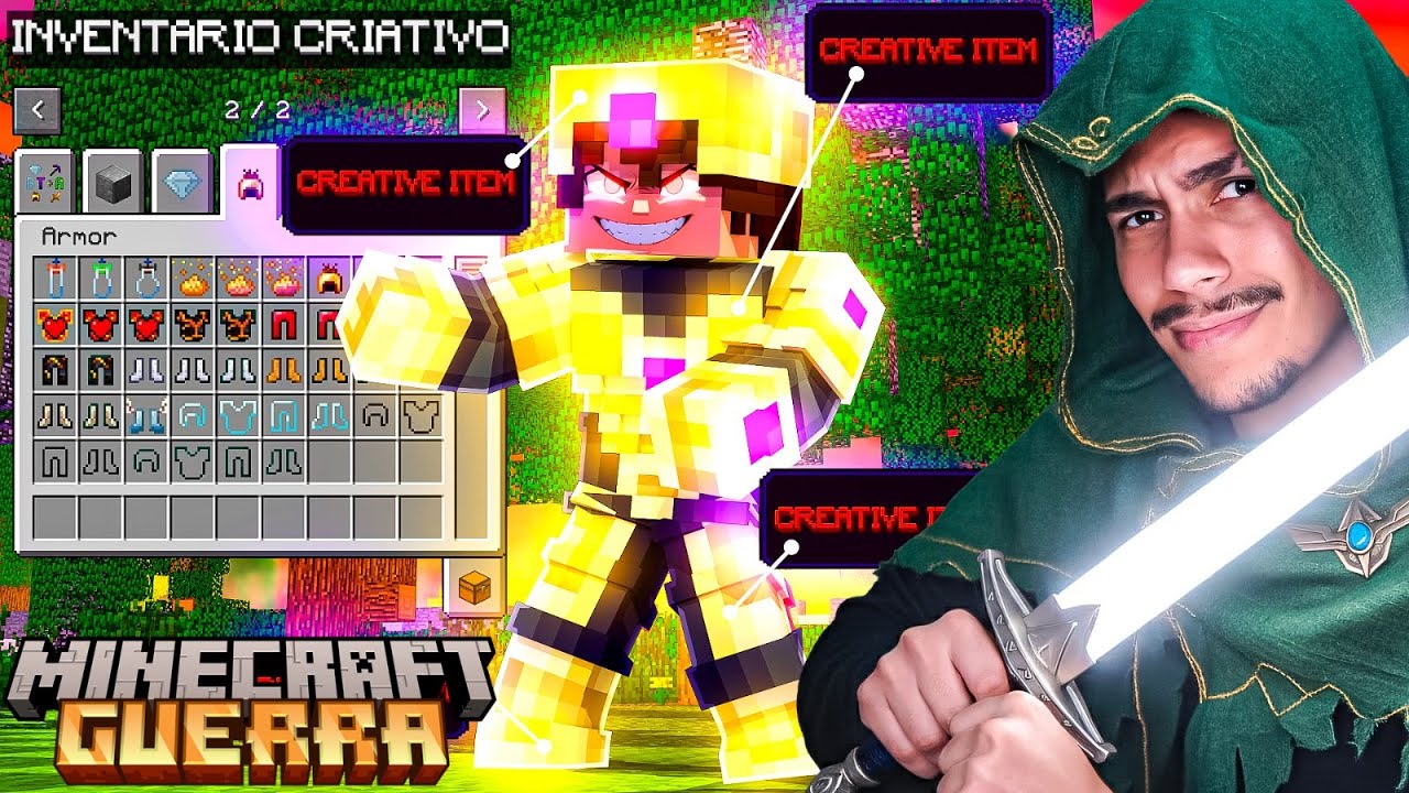 MODO CRIATIVO no MINECRAFT GUERRA EP. 6 !! ‹ Ine ›