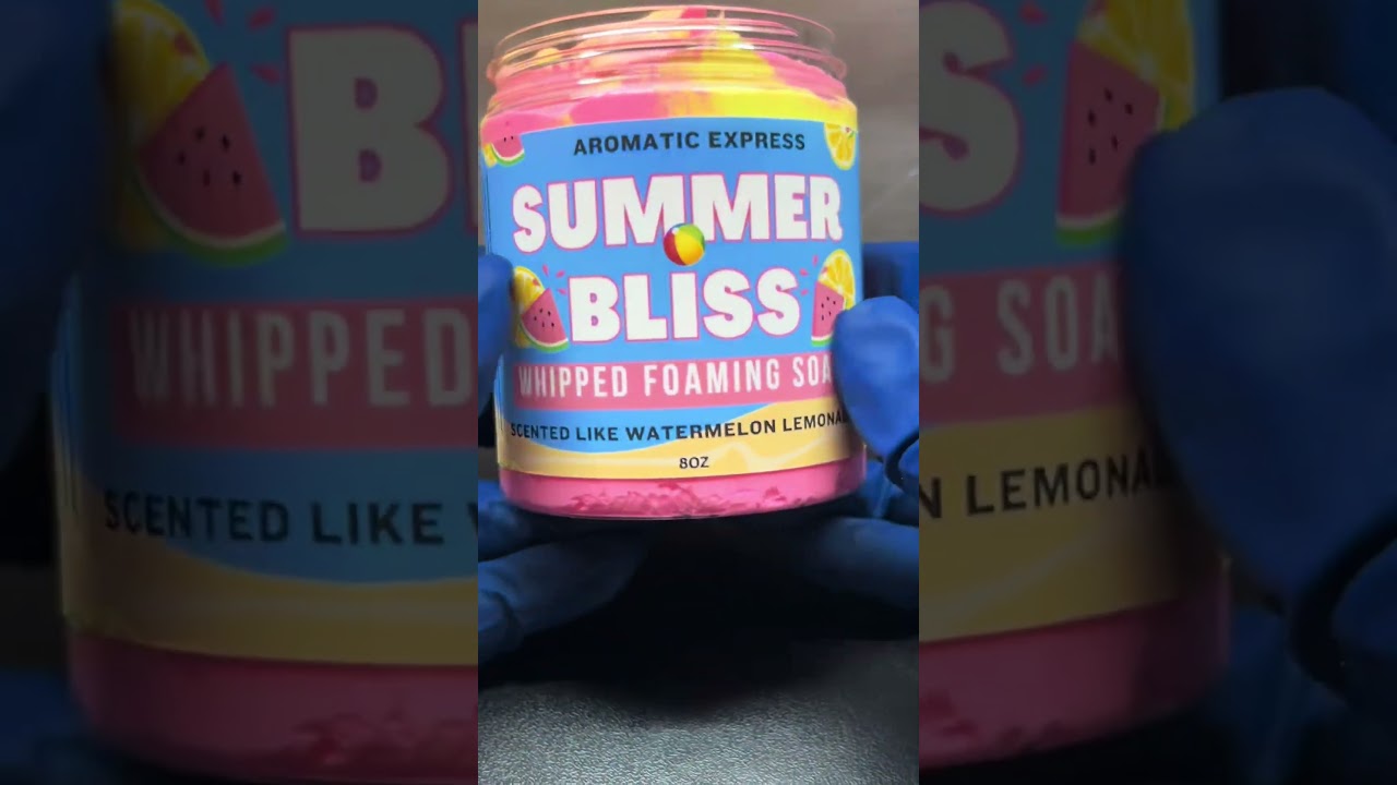 Watermelon Lemonade Whipped Foaming Body Soap! 