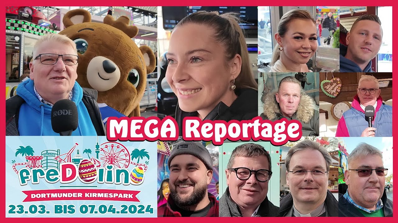 FreDOlino 2024 Osterkirmes in Dortmund MEGA Reportage | Die Kirmes geht vom 23.03.2024 - 07.04.2024