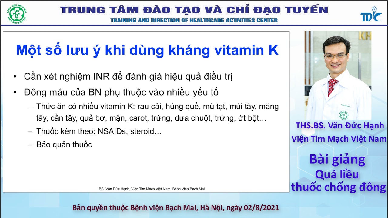 Quá liều thuốc chống đông