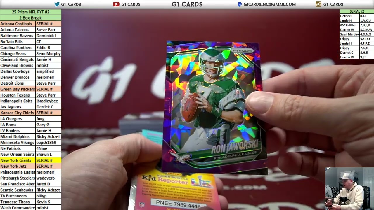 2025 Panini Prizm Football *2 Box* PYT #2