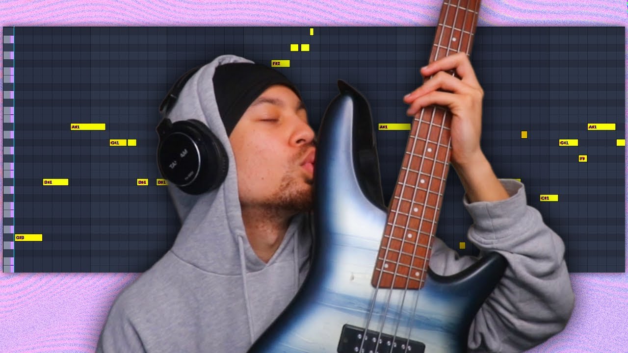 PRO Bass Player Makes R&B Basslines SIMPLE for Producers