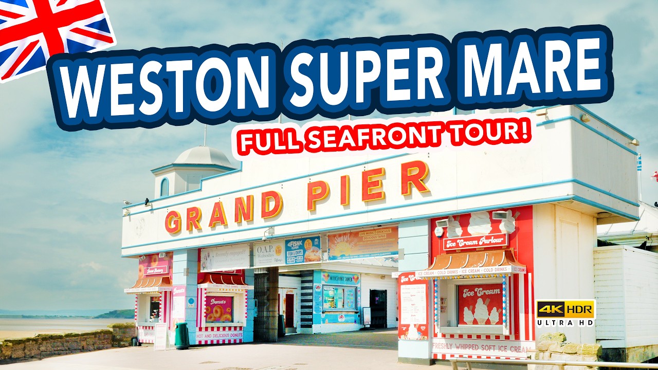 WESTON SUPER MARE - Full Seafront Tour
